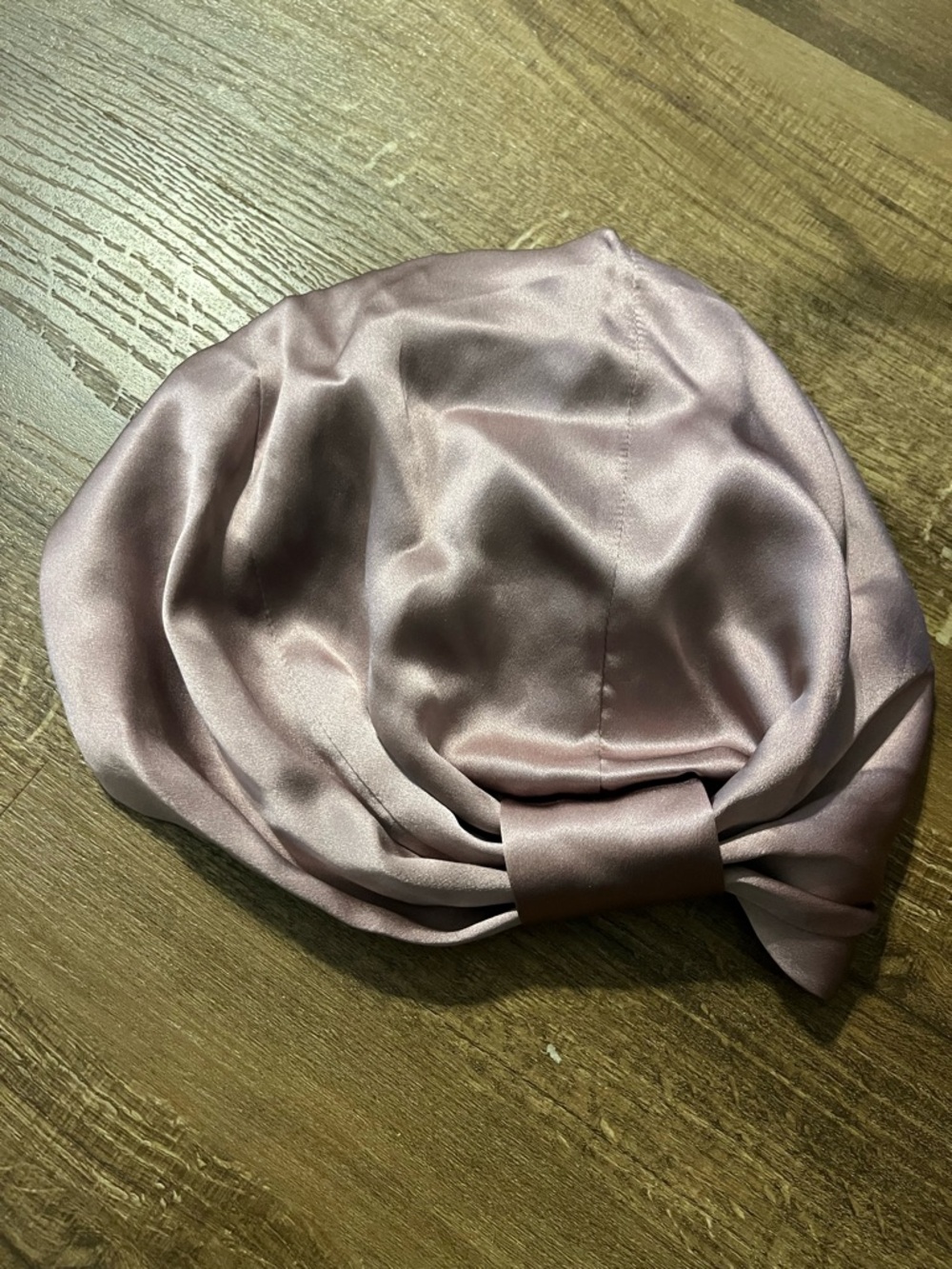 Mulberry Silk Turban Headwrap in Mauve Pink